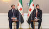 Photograph released by SANA on November 9, 2025 shows Syria’s President Ahmad Al-Sharaa and Foreign Minister Asaad Al-Shaibani.